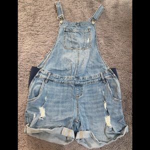 Motherhood Overall Shorts